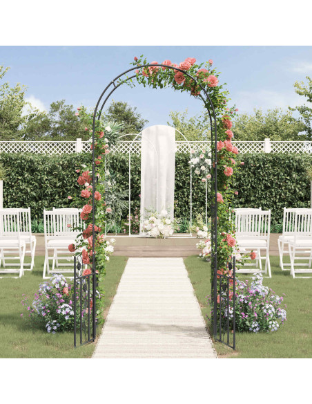 Arco da Giardino con blocco Nero 102 x 50 x 218 cm