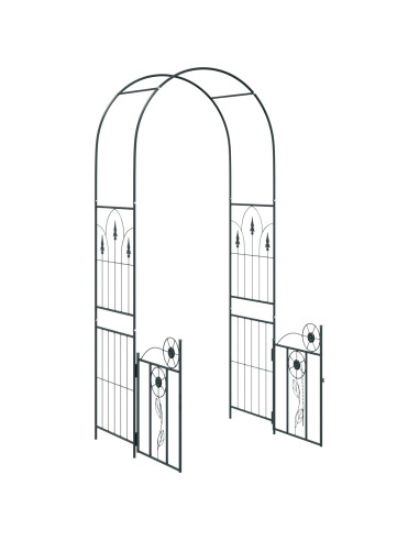 Arco da Giardino con blocco Nero 102 x 50 x 218 cm