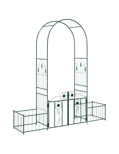 Arco da Giardino con blocco Verde 203 x 50 x 218 cm