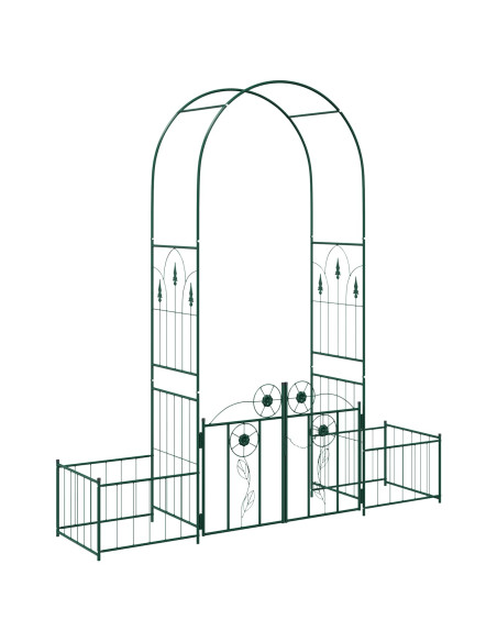 Arco da Giardino con blocco Verde 203 x 50 x 218 cm