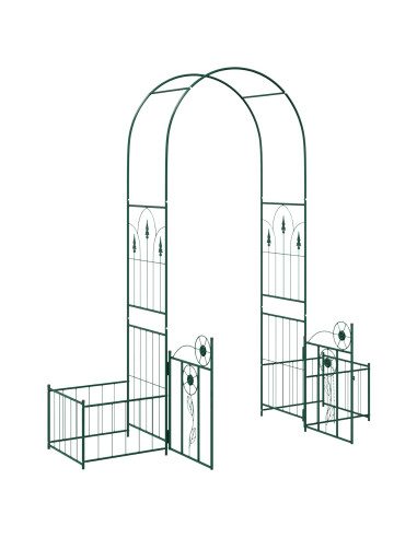 Arco da Giardino con blocco Verde 203 x 50 x 218 cm