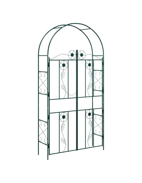 Arco da Giardino Tinta unita Verde 115 x 37 x 226 cm