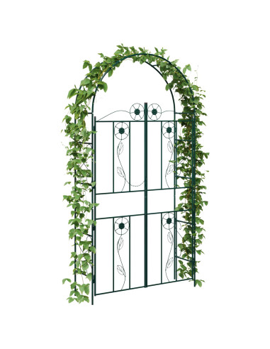 Arco da Giardino Tinta unita Verde 115 x 37 x 226 cm