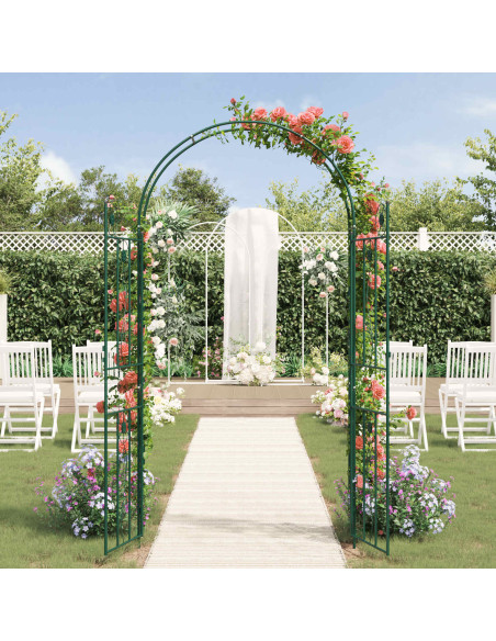 Arco da Giardino Tinta unita Verde 115 x 37 x 226 cm