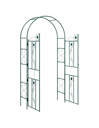Arco da Giardino Tinta unita Verde 115 x 37 x 226 cm
