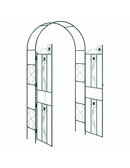 Arco da Giardino Tinta unita Verde 115 x 37 x 226 cm