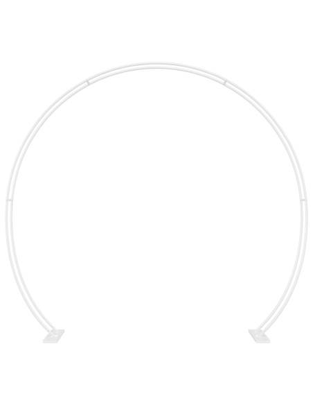 Arco Nuziale Bianco 223 x 45 x 201 cm Acciaio