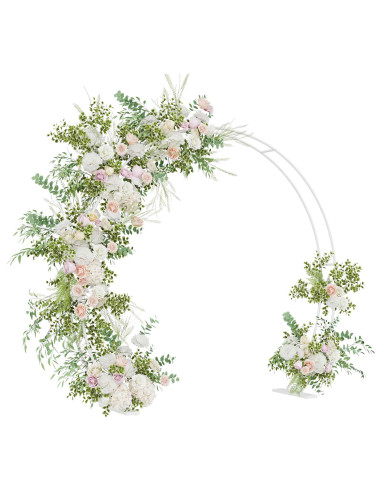 Arco Nuziale Bianco 223 x 45 x 201 cm Acciaio