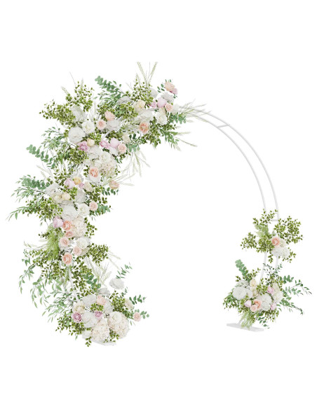 Arco Nuziale Bianco 223 x 45 x 201 cm Acciaio