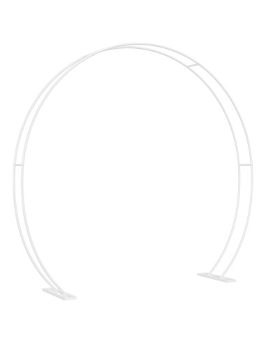 Arco Nuziale Bianco 223 x 45 x 201 cm Acciaio