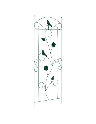 Recinzione per Giardino 3 pcs Verde 110 x 40 cm Acciaio