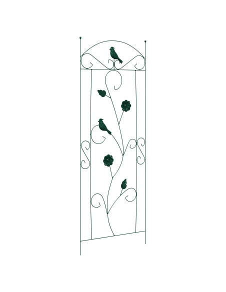 Recinzione per Giardino 3 pcs Verde 110 x 40 cm Acciaio