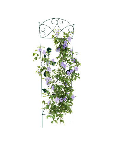 Recinzione per Giardino 3 pcs Verde 110,5 x 42,5 cm Acciaio