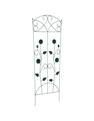Recinzione per Giardino 3 pcs Verde 110,5 x 42,5 cm Acciaio