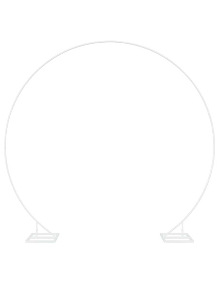 Arco Nuziale Bianco 220 x 45 x 200 cm Acciaio