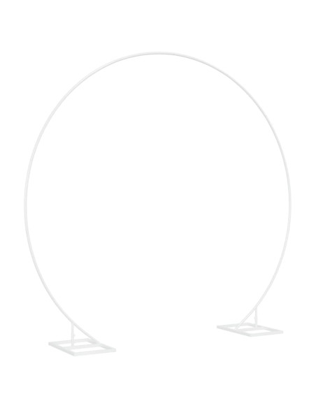 Arco Nuziale Bianco 220 x 45 x 200 cm Acciaio