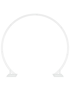 Arco Nuziale Bianco 220 x 45 x 200 cm Acciaio 2