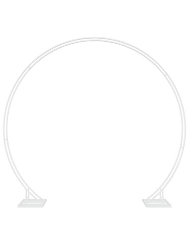 Arco Nuziale Bianco 220 x 45 x 200 cm Acciaio