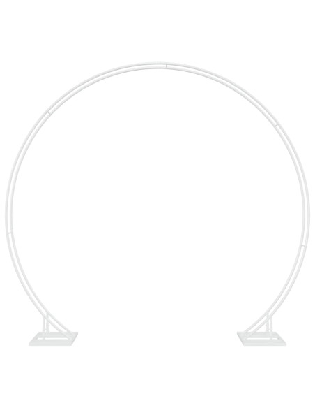Arco Nuziale Bianco 220 x 45 x 200 cm Acciaio