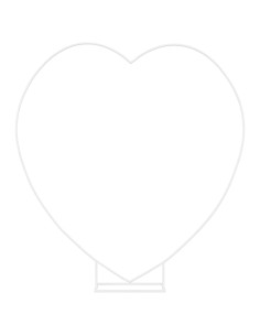 Arco Nuziale Bianco 195 x 35 x 211 cm Acciaio 2