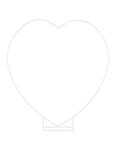 Arco Nuziale Bianco 195 x 35 x 211 cm Acciaio