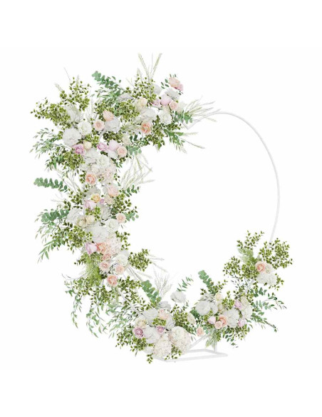 Arco Nuziale Bianco 195 x 35 x 211 cm Acciaio