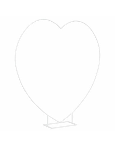 Arco Nuziale Bianco 195 x 35 x 211 cm Acciaio