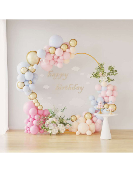 Arco Nuziale Oro 195 x 35 x 211 cm Acciaio