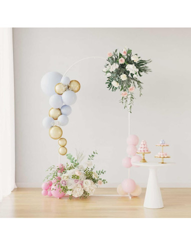 Arco Nuziale Bianco 100 x 39 x 200 cm Acciaio