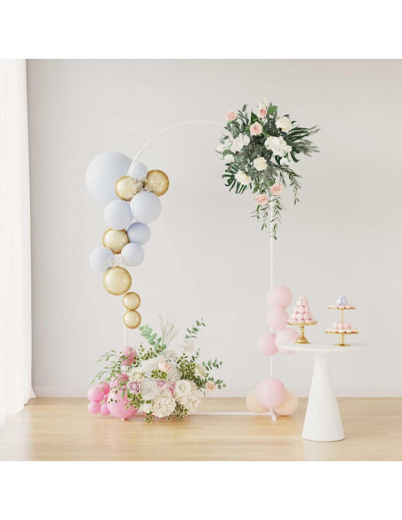 Arco Nuziale Bianco 100 x 39 x 200 cm Acciaio