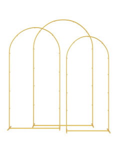 Arco Nuziale 3 pcs Oro Acciaio 2