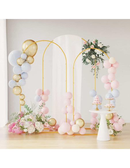 Arco Nuziale 3 pcs Oro Acciaio