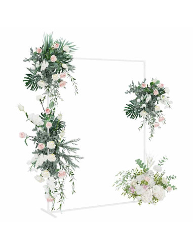 Arco Nuziale Bianco 150 x 49,5 x 200 cm Acciaio