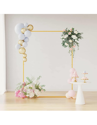 Arco Nuziale Oro 150 x 49,5 x 200 cm Acciaio