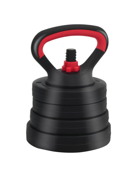 Set di Manubri 4-in-1 Nero e Rosso 121 x 19,5 x 19,5 cm