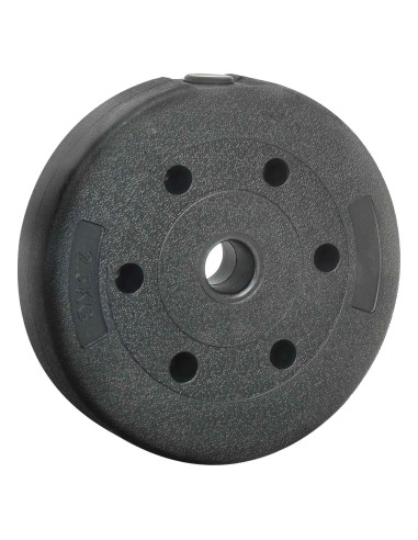 Dischi da Pesi 10 kg 4 pcs Nero Ø 21,5 x 3,8 cm