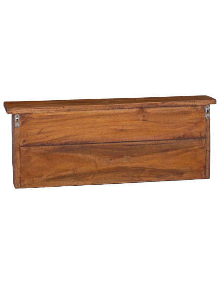 Gruccia Marrone 70 x 11 x 27 cm Legno di Mogano Massello