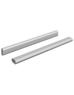Asta per armadio 2 pcs Argento 764 x 15 x 29 mm 2