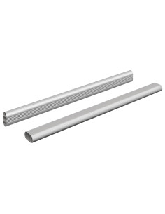 Asta per armadio 2 pcs Argento 764 x 15 x 29 mm 2