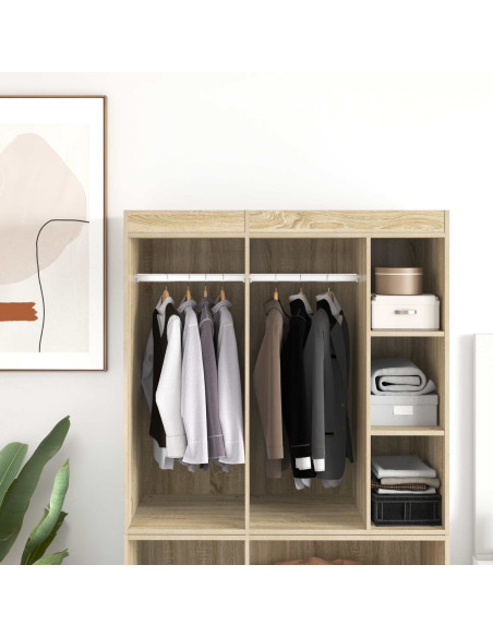 Asta per armadio 12 pcs Argento 764 x 15 x 29 mm