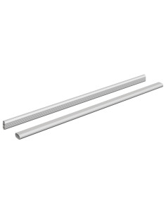 Asta per armadio 2 pcs Argento 764 x 15 x 29 mm 2