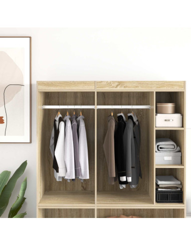 Asta per armadio 12 pcs Argento 764 x 15 x 29 mm