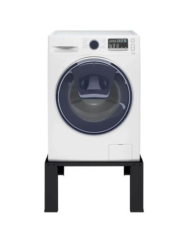 Pedestallo per Lavatrice Nero 64 x 55 x 32,5 cm Acciaio