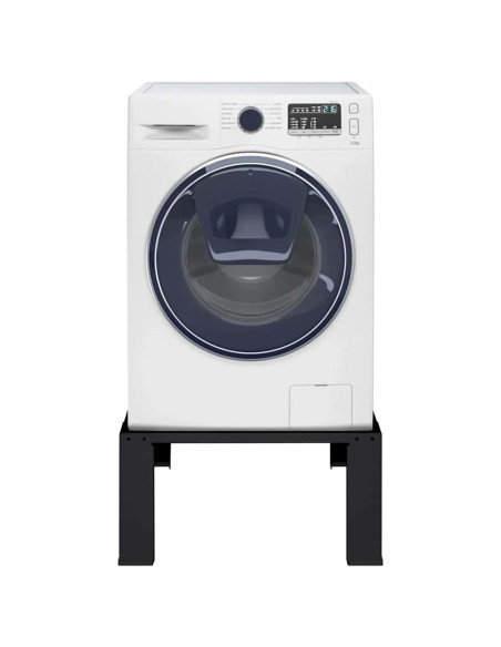 Pedestallo per Lavatrice Nero 64 x 55 x 32,5 cm Acciaio