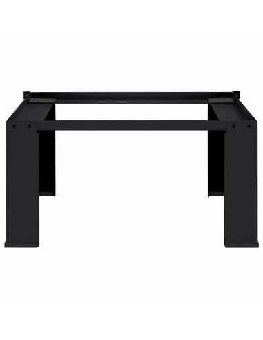Pedestallo per Lavatrice Nero 64 x 55 x 32,5 cm Acciaio