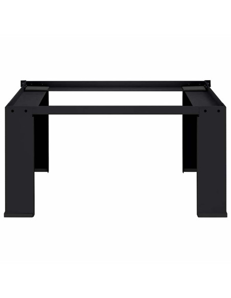 Pedestallo per Lavatrice Nero 64 x 55 x 32,5 cm Acciaio