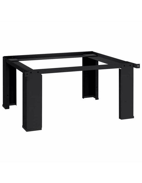 Pedestallo per Lavatrice Nero 64 x 55 x 32,5 cm Acciaio