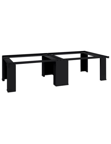 Pedestallo per Lavatrice 2 pcs Nero 127 x 54,5 x 32,5 cm