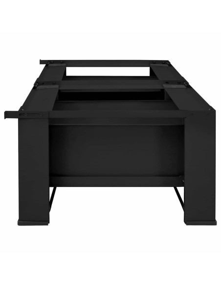 Pedestallo per Lavatrice 2 pcs Nero 127 x 54,5 x 32,5 cm