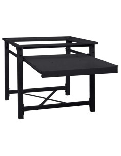 Pedestallo per Lavatrice Nero 60 x 56 x 52 cm Acciaio 2